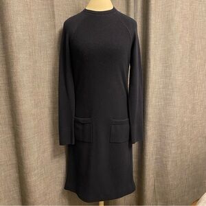 Loro Piana Baby Cashmere Made in Italy Long-Sleeve Pocket Dress
